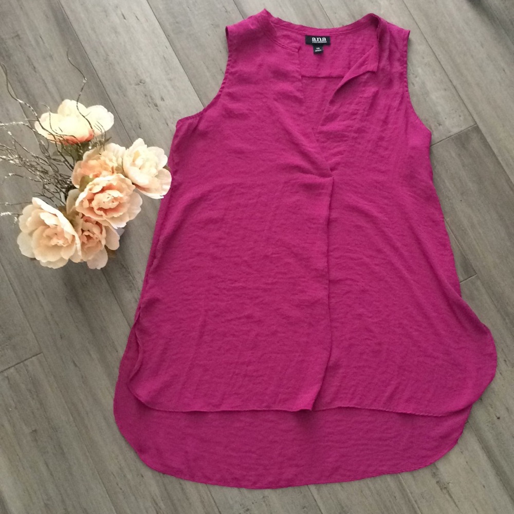 A.N.A A New Approach Merlot color top size XS